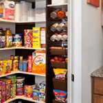 Cluttered Kitchen Pantry